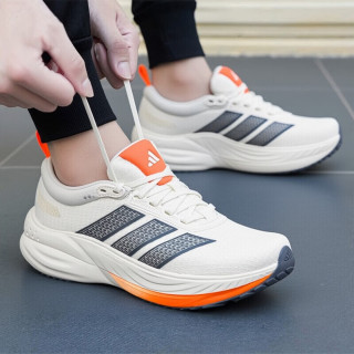adidas 男鞋女鞋 运动休闲鞋低帮透气缓震跑步鞋 38.5