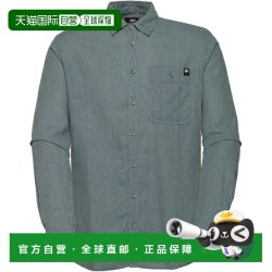 MAMMUT 日本直邮MAMMUT Alvra 夏季长袖衬衫 男士户外翻领衬衫 (10150157