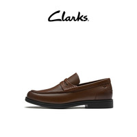 Clarks其乐 UnAldricOn 男士乐福鞋 黑色 42