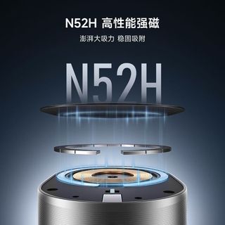 酷态科10号车载磁吸无线充车载手机支架快充二合一点烟器车充