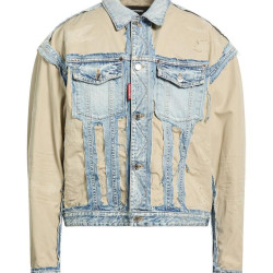 DSQUARED2 Denim jacket d2伊拉克战损风夹克