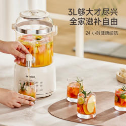 zemkon 德国烧水壶多功能花茶桶电热水壶恒温话茶桶壶煮茶壶煮红酒冲咖啡茶壶多功能煮茶器台式饮水机
