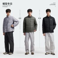 骆驼 男装轻薄鸭绒外套立领排骨羽绒服A16CR28057