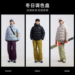 骆驼 保暖短款鸭绒面包服A35WR28002