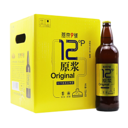 燕京啤酒 燕京9号原浆白啤 726ml*9瓶