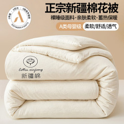 100%新疆A类母婴级棉花被4斤 150cm*200cm