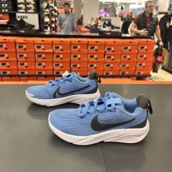 NIKE 跑步鞋STAR RUNNER 4  GS低帮大童运动休闲鞋DX7614-408