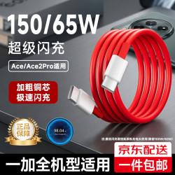 臻易 适用一加充电线150W/65W快充数据线闪充ace2/3/5pro/13/12/11/10Pro/8t/9/3v双type-c