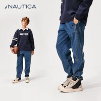 百亿补贴：NAUTICA 微弹 儿童牛仔长裤