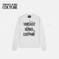 VERSACE JEANS COUTURE 男士印花棉质平纹针织运动衫