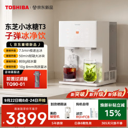 东芝 小冰糖台式净饮机 家用制冰块净饮机 鲜水即热直饮机 加赠破壁机