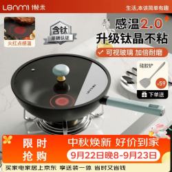 懒米 北欧不粘锅燃气电磁炉通用 北欧轻食 32cm