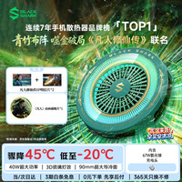 黑鲨 6max磁吸凡人联名散热器+67W氮化镓充电器组套