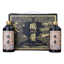 谷小年 53度 酱香型白酒 500ml*6瓶 礼盒装
