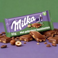 Milka 榛子牛奶巧克力90g