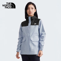 北面 冲锋衣女户外防水透湿可挂内胆8GGG 蓝色/D0P S