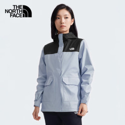 北面 冲锋衣女户外防水透湿可挂内胆8GGG 蓝色/D0P S