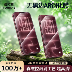 图拉斯 无黑边ar膜适用iPhone17/16Pro钢化膜苹果17/16p