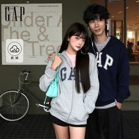 百亿补贴:Gap 男女装秋季款Logo印花宽松抓绒连帽卫衣休闲上衣786930