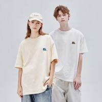百亿补贴：PSO Brand 32支230克双纱面料可爱小狗基础款短袖男纯色情侣装T恤