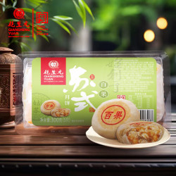 乾生元 月饼散装 乾生元 尚品百果 5枚卷装 中秋节苏式月饼300g