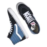 VANS范斯 SK8-HI 高帮板鞋 海军蓝白拼接 M9.5/W11
