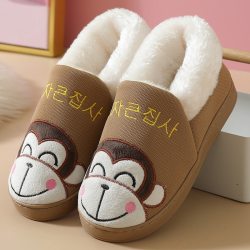 优势蓝 TM3348 男女款棉拖鞋 加绒加厚款