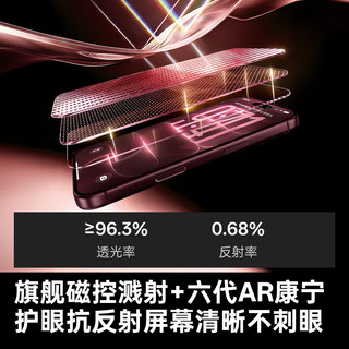 绿联 金甲AR膜Plus AR抗反射 适用iPhone18Pro 钢化膜