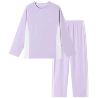 navigare 莫代尔棉儿童家居服空调服长袖长裤睡衣套装