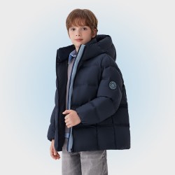 雪中飞 kids儿童泡芙羽绒服2026新款冬季男女童时尚中大童连帽外套