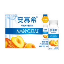 伊利 9月产伊利安慕希酸奶原味草莓味希腊风味酸牛奶整箱批发官方正品