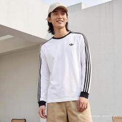 adidas 三叶草 秋季时尚休闲运动日常 男子长袖T恤