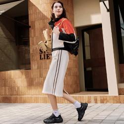 FILA 猫爪7丨老爹鞋女鞋复古厚底增高休闲百搭轻便回弹运动鞋