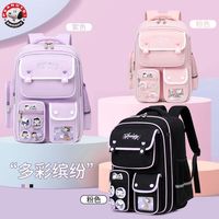 百亿补贴：史努比 小学生书包女一二三年级轻便护脊儿童大容量双肩背包