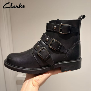 Clarks 其乐 女士短靴 黑色 36