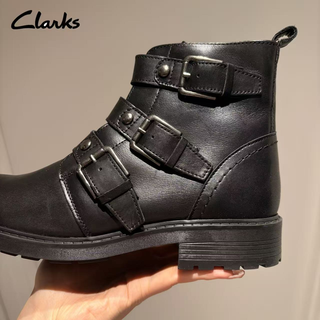 Clarks 其乐 女士短靴 黑色 36