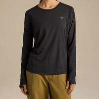 ARC'TERYX Sunna 女式logo圆领长袖运动T恤