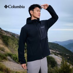 Columbia 都市户外26春夏新品男拒水防风云感软壳衣徒步外套WE3966