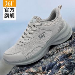 361° 运动鞋夏季网面透气新款软底休闲鞋舒适跑鞋轻便旅游跑步鞋子