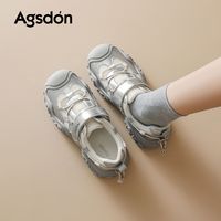 百亿补贴：奥古狮登 厚底老爹鞋女2026新款秋季徒步登山鞋轻便户外防滑溯溪鞋