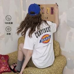 Dickies 2026年夏季潮流新款背后图案凉感10A抗菌短袖女上衣