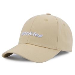 Dickies 刺绣硬顶鸭舌帽男女字母休闲棒球帽遮阳户外帽子-y