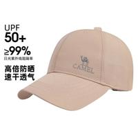 骆驼 户外运动棒球帽男女款透气遮阳鸭舌帽太阳帽运动帽遮脸防晒帽子