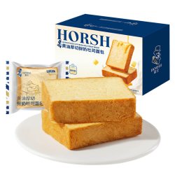 豪士 黄油厚切鲜奶吐司面包早餐速食营养零食代餐食品整箱