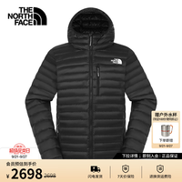 北面 排骨羽绒服男800蓬鹅绒Bettaforca26秋冬新品|8KBK WOO/宇宙黑 XL 180/108A