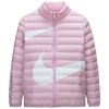 NIKE 童装男女童羽绒服大LOGO儿童保暖上衣 柔粉 90绒 110 /52 充绒量40克
