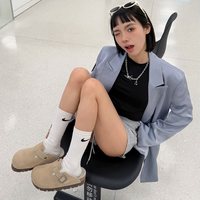 岛外 半包头拖厚底拖鞋 2324