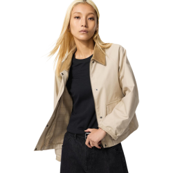 优衣库 休闲短茄克女装男装/巴恩风外套夹克483807 484664 483807/31米色 3XL