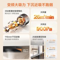 海尔 CXW-219-C1900 20m³/min大吸力 欧式顶吸油烟机