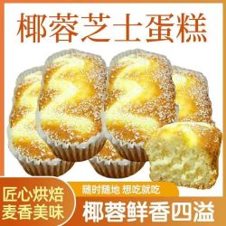 椰蓉芝士蛋糕早餐食品办公休闲零食下午茶点甜品糕点面包批发